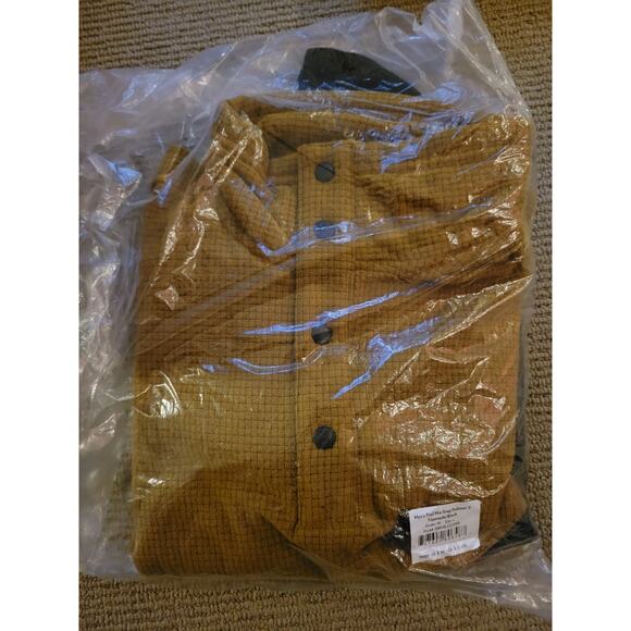 Outdoor Research Trail Mix Snap Pullover Grid Fleece Men's Large Tapenade - Picture 2 of 4